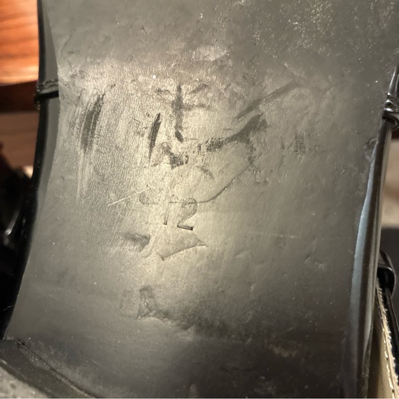 Demonia Brogue 06 Ankle Boot Men’s 12 Unisex Black Nappa Faux Leather Skulls - Picture 13 of 15